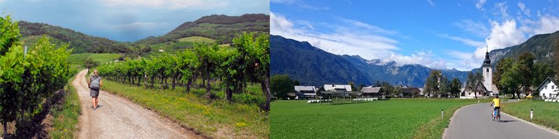 cycling and walking tours in Slovenia